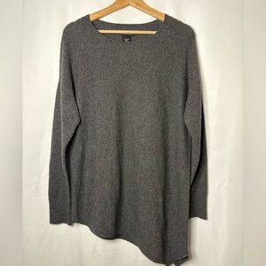 Sofia Cashmere  Sweater  Dark Gray Crewneck  Size L